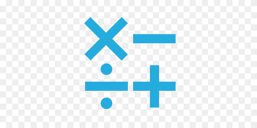 375x360 Free Geometry Icon - Math Symbols PNG