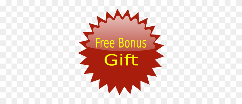 300x300 Free Gift Clip Art - Bonus Clipart