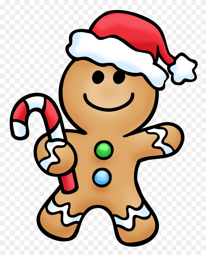 1223x1536 Free Gingerbread Clip Art Image - Free Clipart Happy Friday