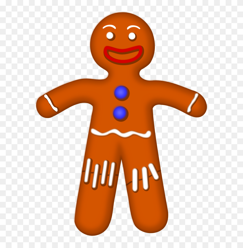 616x800 Free Gingerbread Man Clipart - People Working Together Clipart