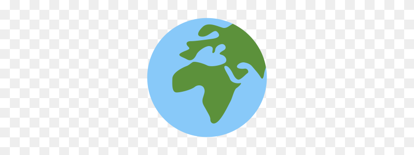 256x256 Бесплатная Загрузка Глобус, Показывая, Европа, Африка, Значок Земли - Значок Земли Png