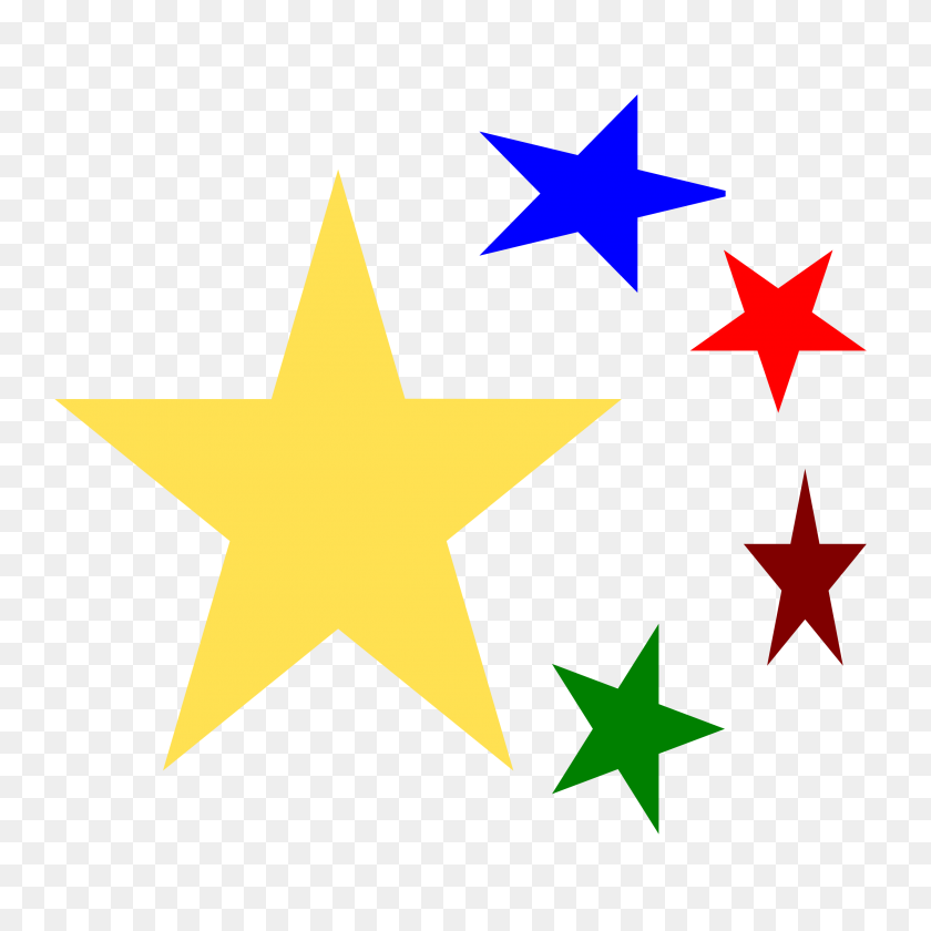 2555x2555 Free Gold Star Clipart - Gold Star PNG