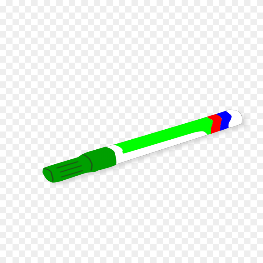 900x900 Free Green Marker Cliparts - Dry Erase Marker Clipart