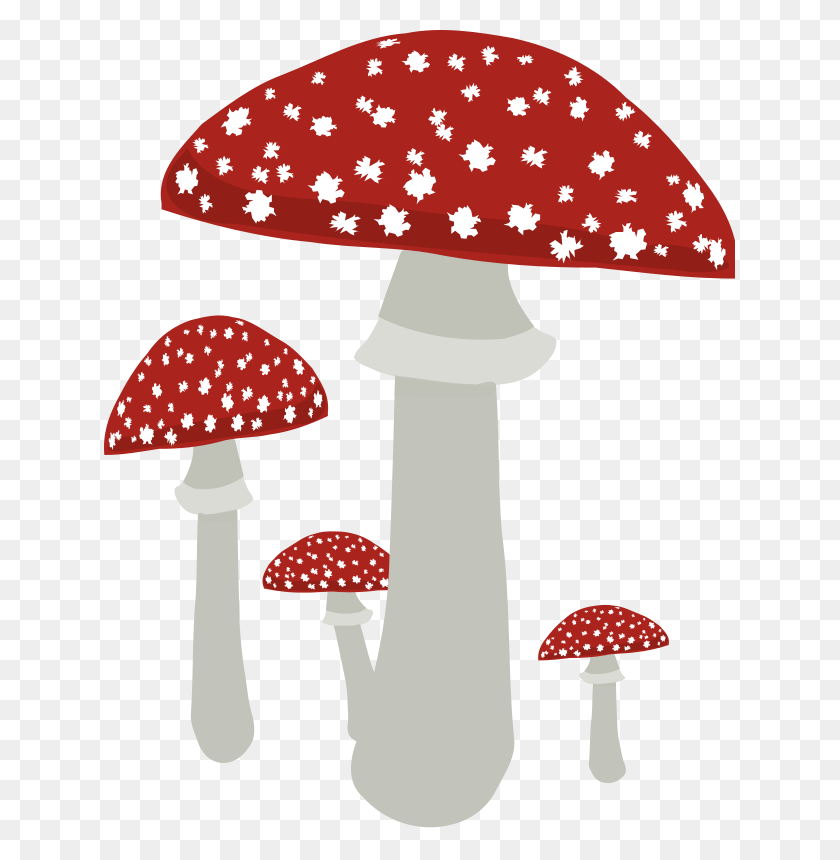 631x800 Free Group Of Mushrooms Clip Art Clipart Clipart Image - Landscape Design Clipart