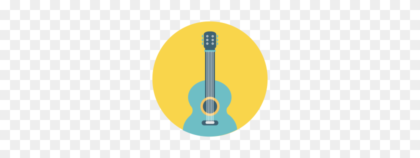 256x256 Free Guitar Icon Download Png, Formats - Guitar Icon PNG
