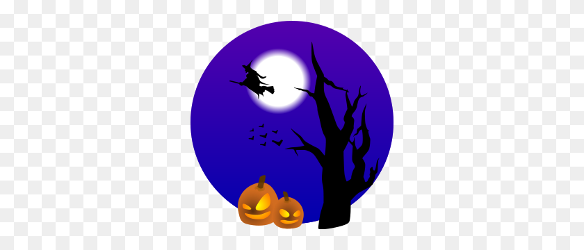 292x300 Free Halloween Clipart Png, Halloween Icon - Full Moon Clipart