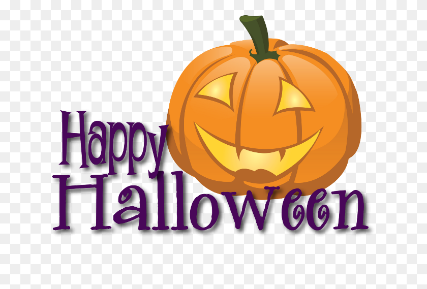 650x509 Бесплатный Клип Happy Halloween Pictures For Birthday Banner - Happy Halloween Pumpkin Clipart