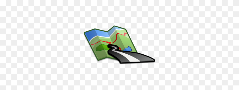 256x256 Free High Quality Road Map Icon - Roadmap PNG