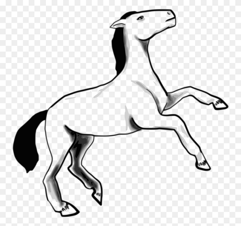 756x729 Free Horse - Sketch PNG