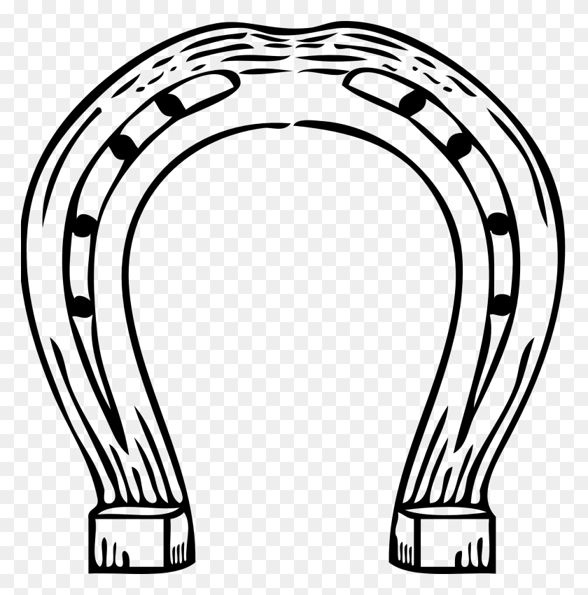 1979x2006 Free Horse Shoe Pic - Cross Clipart Blanco Y Negro Png