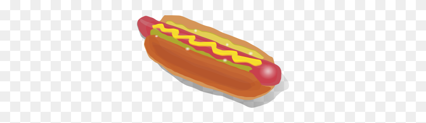 300x182 Hot Dog Clipart Png, Hot Dog Iconos - Hot Dog Png