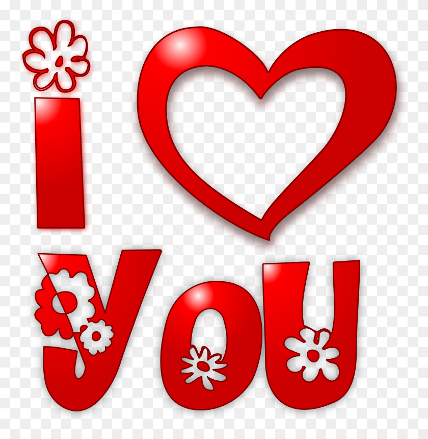 768x800 Free I Love You Clipart I Love You Clipart - Science Clip Art Free