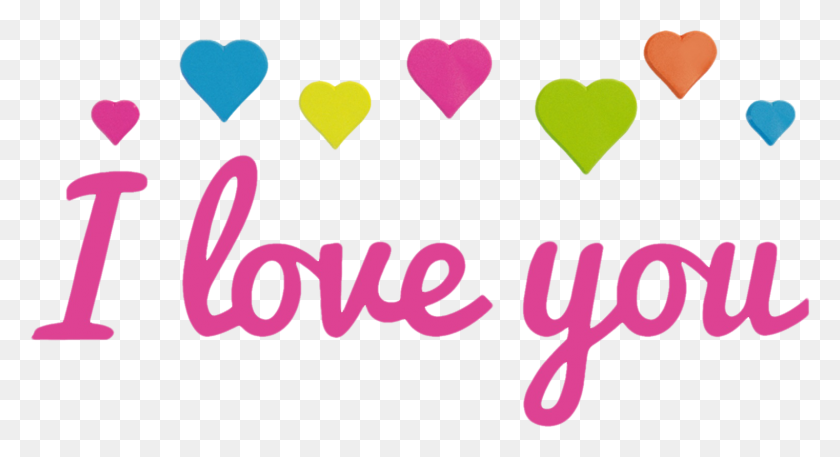 1522x776 Free I Love You Text And Hearts Png Image - Valentine Heart PNG