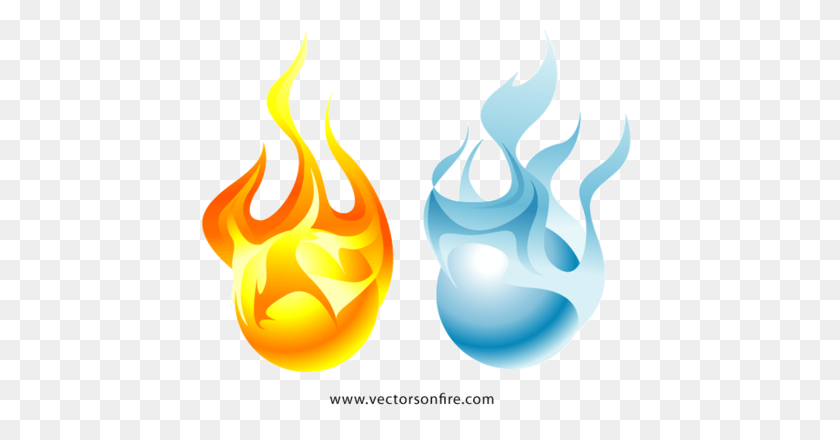 456x380 Free Ice And Fire Orbs Clipart And Vector Graphics - Ring Of Fire Clipart