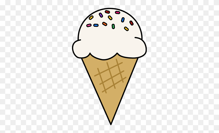 287x450 Imágenes Prediseñadas De Cono De Helado Gratis - Clipart De Preparación De Comidas