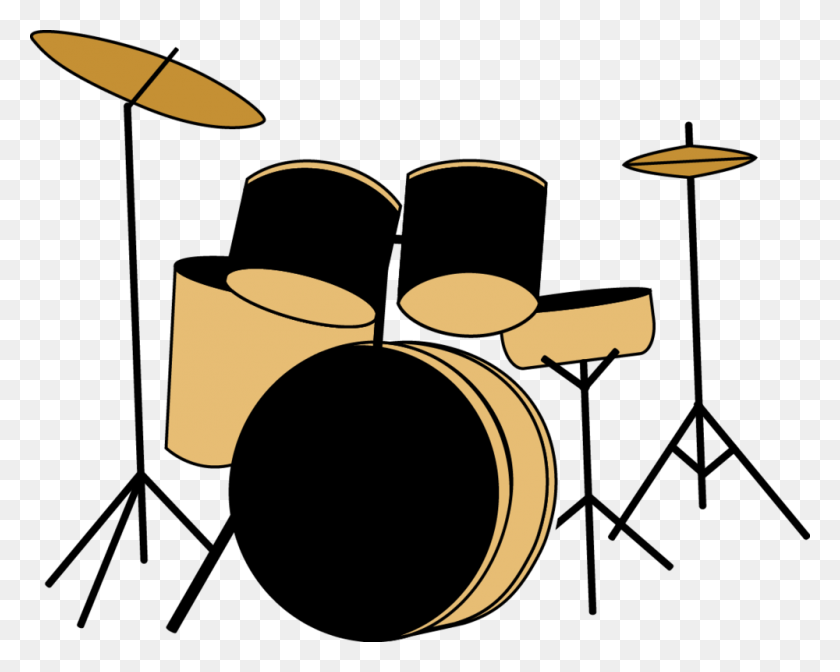 1000x785 Free Image Of Drum Set - Bass Drum Clipart