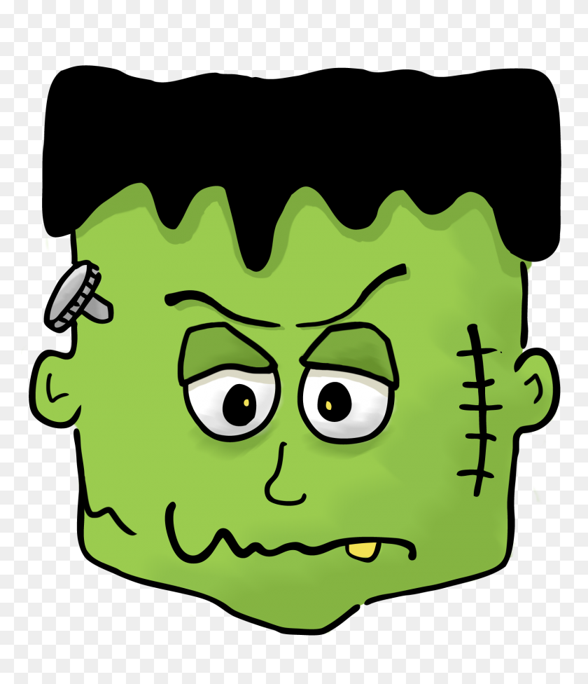 1500x1763 Imágenes Gratis De Frankenstein - Monstruo De Halloween Clipart
