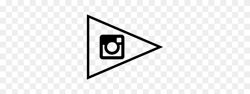 256x256 Png Скачать - Instagram Белый Логотип Png