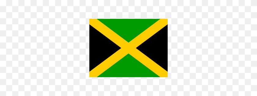 256x256 Free Jamaica, Flag, Country, Nation, Union, Empire Icon Download - Bandera De Jamaica Png