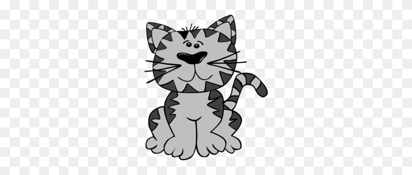 252x297 Free Kitten Clipart Pictures - Gato Clipart