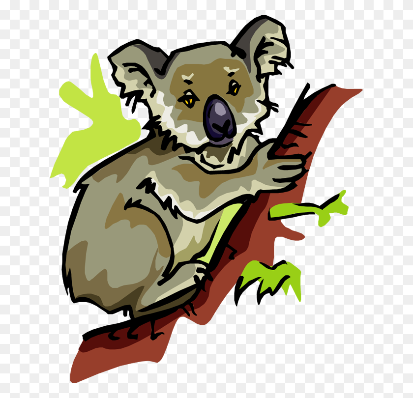 636x750 Free Koala Clipart - Koala Bear Clip Art