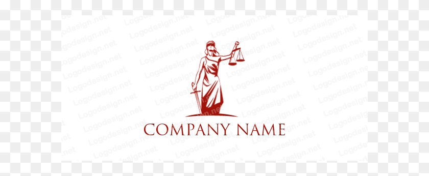 600x286 Free Lady Justice Logos - Lady Justice PNG