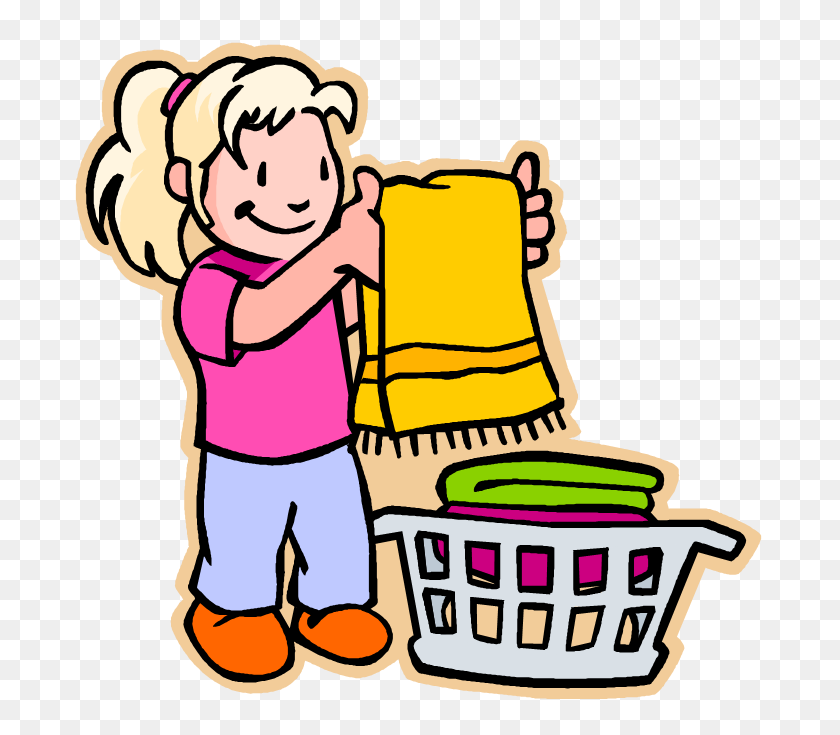 694x675 Free Laundry Picture - Cashier Clipart