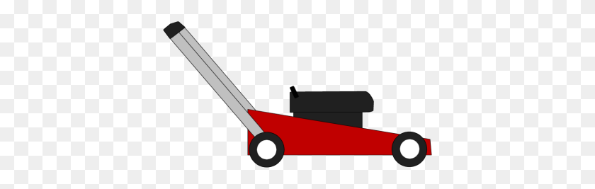 380x207 Free Lawn Mower Clipart - Red Wagon Clipart