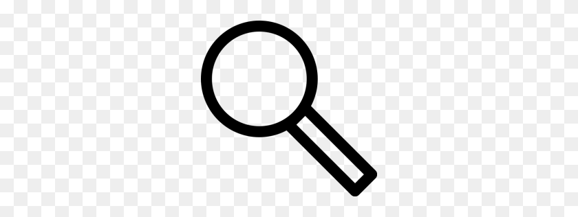 256x256 Free Lens, Zoom, Glass, Find, Search, Magnifier Icon Download - White Magnifying Glass Icon PNG