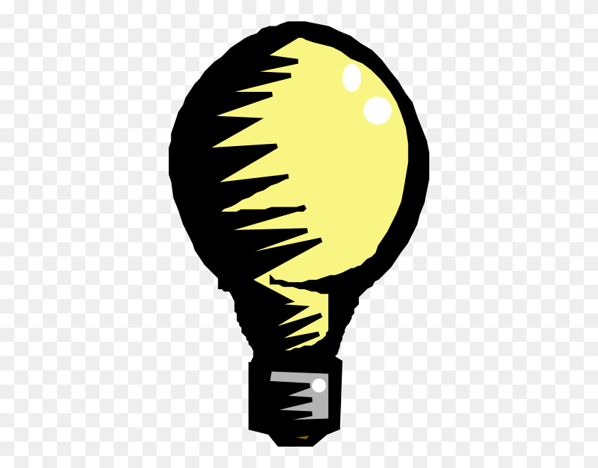 366x597 Free Light Bulb Clip Art Pictures Clipartix - Lightning Bolt Clipart Free
