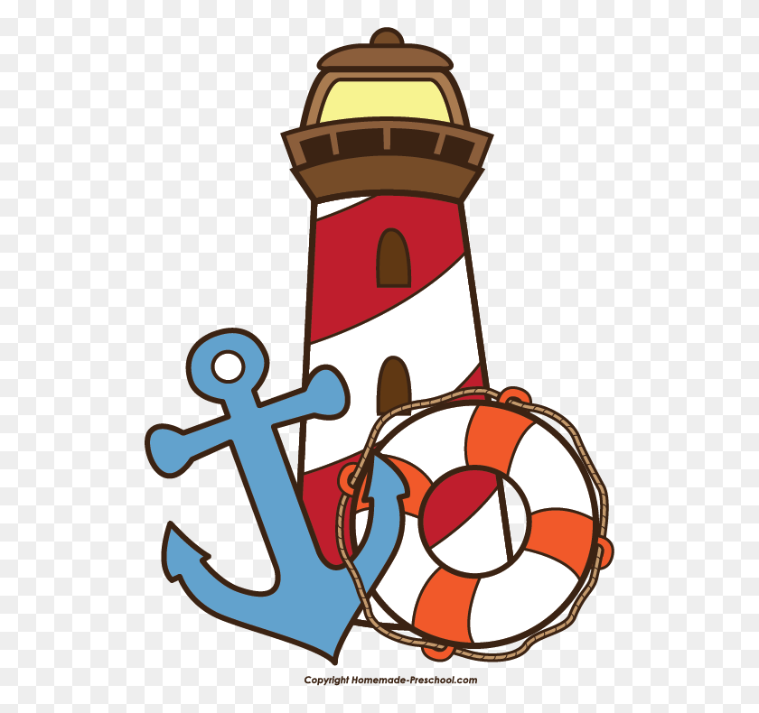 520x730 Free Lighthouse Clipart - No Problem Clipart