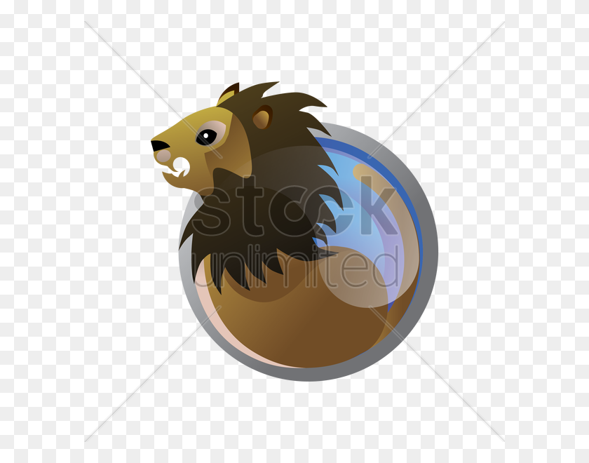 600x600 Free Lion Vector Image - Lion Vector PNG