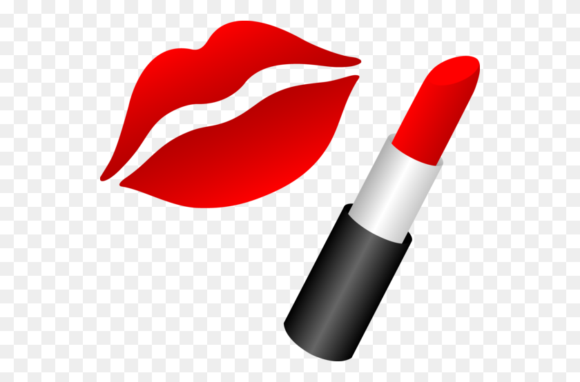 550x494 Free Lipstick Clipart - Smudge Clipart