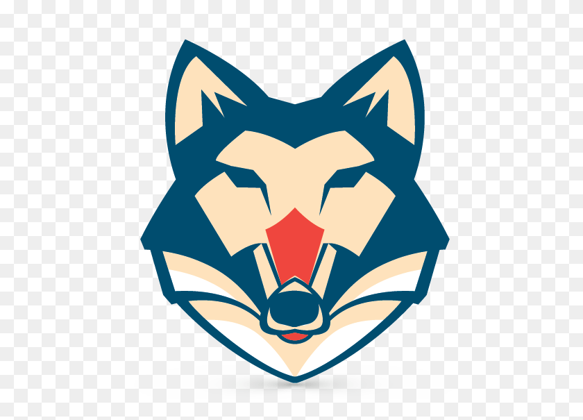 487x545 Free Logo Maker Strong Wolf Head Logo Creator Online - Wolf Head PNG