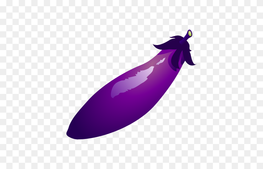 480x480 Free Long Eggplant Cartoon Clipart Graphics - Okra Clipart