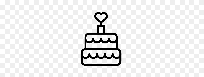 256x256 Free Love, Romantic, Heart, Cake, Dessert, Happy, Birthday Icon - Birthday Icon PNG
