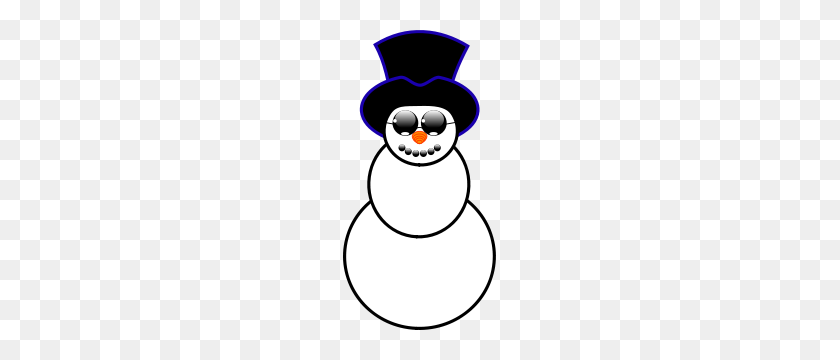 153x300 Free Man Clipart Png, Man Icons - Snowman Clipart PNG