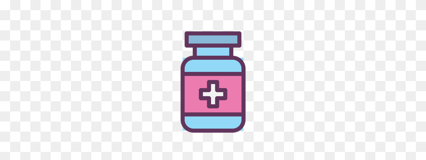 256x256 Free Medical, Treatment, Pill, Bottle, Medicine, Spirit Icon - Pill Bottle PNG
