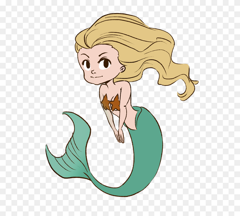 600x696 Free Mermaid Clipart Image Group - One Fish Two Fish Clip Art
