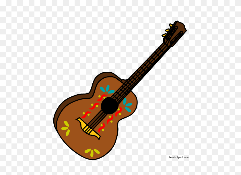 550x550 Free Mexican Clip Art Images And Illustrations - Clipart Musical Instruments