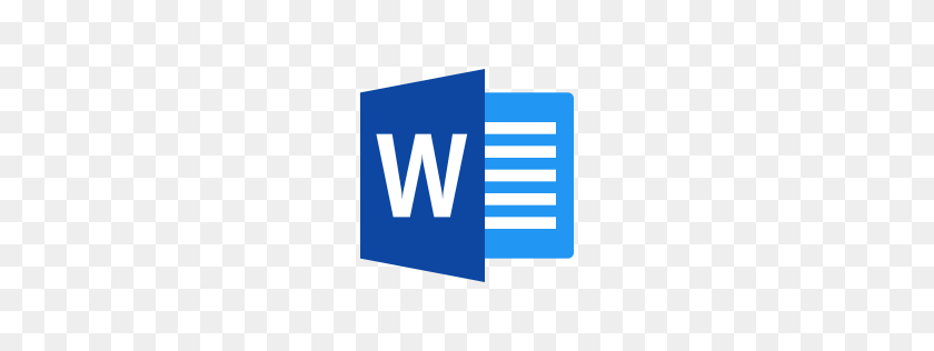 256x256 Значок Microsoft Word Скачать Png - Значок Word Png