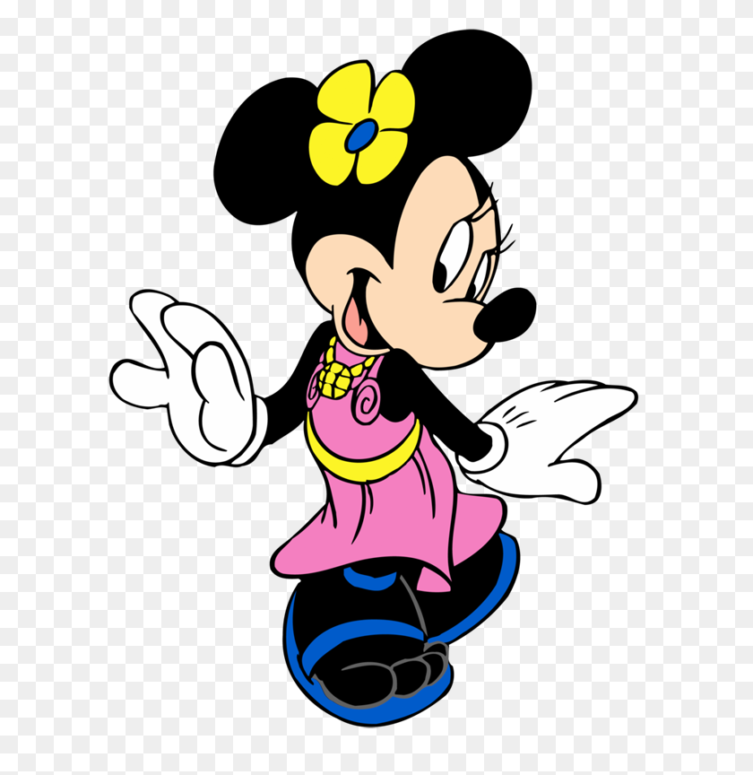 600x804 Imágenes Prediseñadas De Minnie Mouse Gratis - Mickey Balloon Clipart