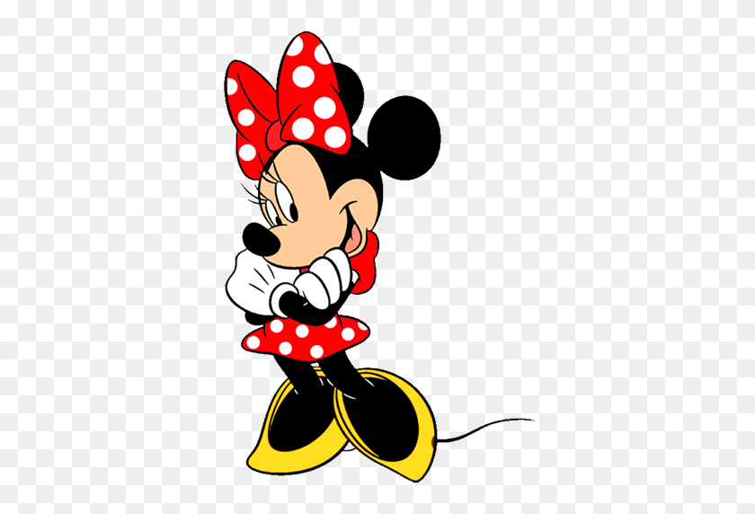 370x512 Free Minnie Mouse Clip Art Fofuras Minnie Mouse - Drowning Clipart