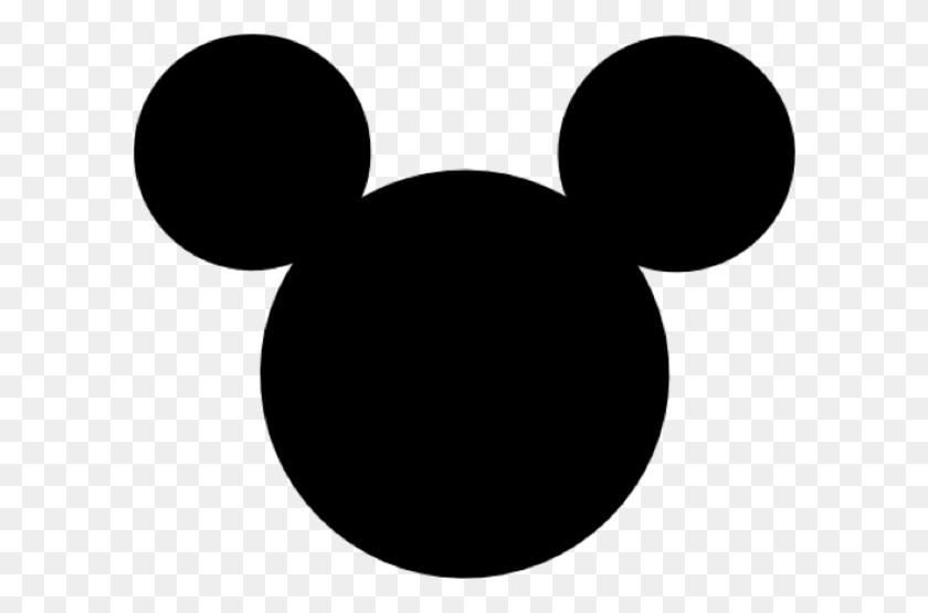 600x495 Free Minnie Mouse Head Clipart - Van Clipart Black And White