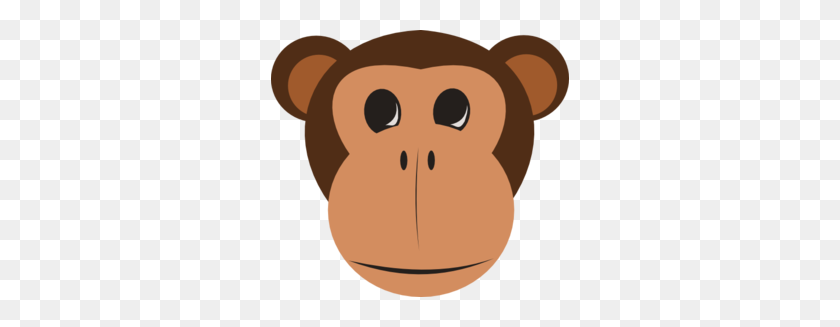 298x267 Free Monkey Clip Art From The Internet Jungle - Baboon Clipart