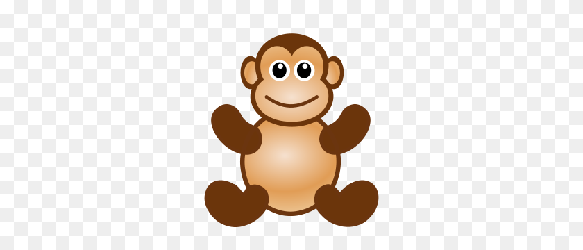 254x300 Free Monkey Clipart Png, Monkey Icons - Toys Clipart PNG