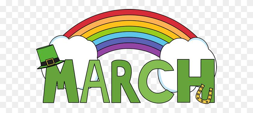 600x317 Free Month Clip Art Month Of March Saint Patrick's Luck Clip Art - Year Clipart