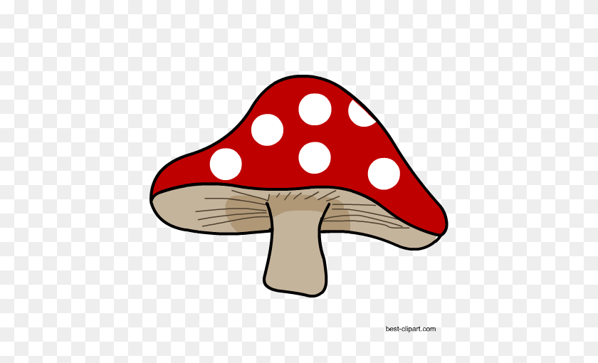 450x450 Free Mushroom Clip Art Images And Graphics - Mushroom PNG