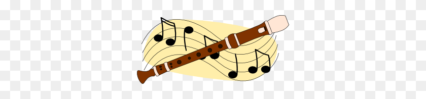300x136 Free Music Notes Clip Art Makes A Sweet Sound - Music Staff Clipart