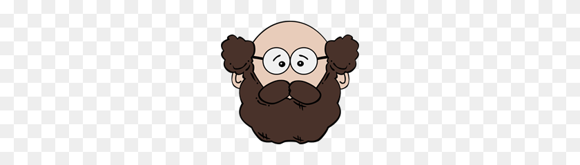 200x179 Free Mustache Clipart Png, Mustache Icons - Bald Head Clipart
